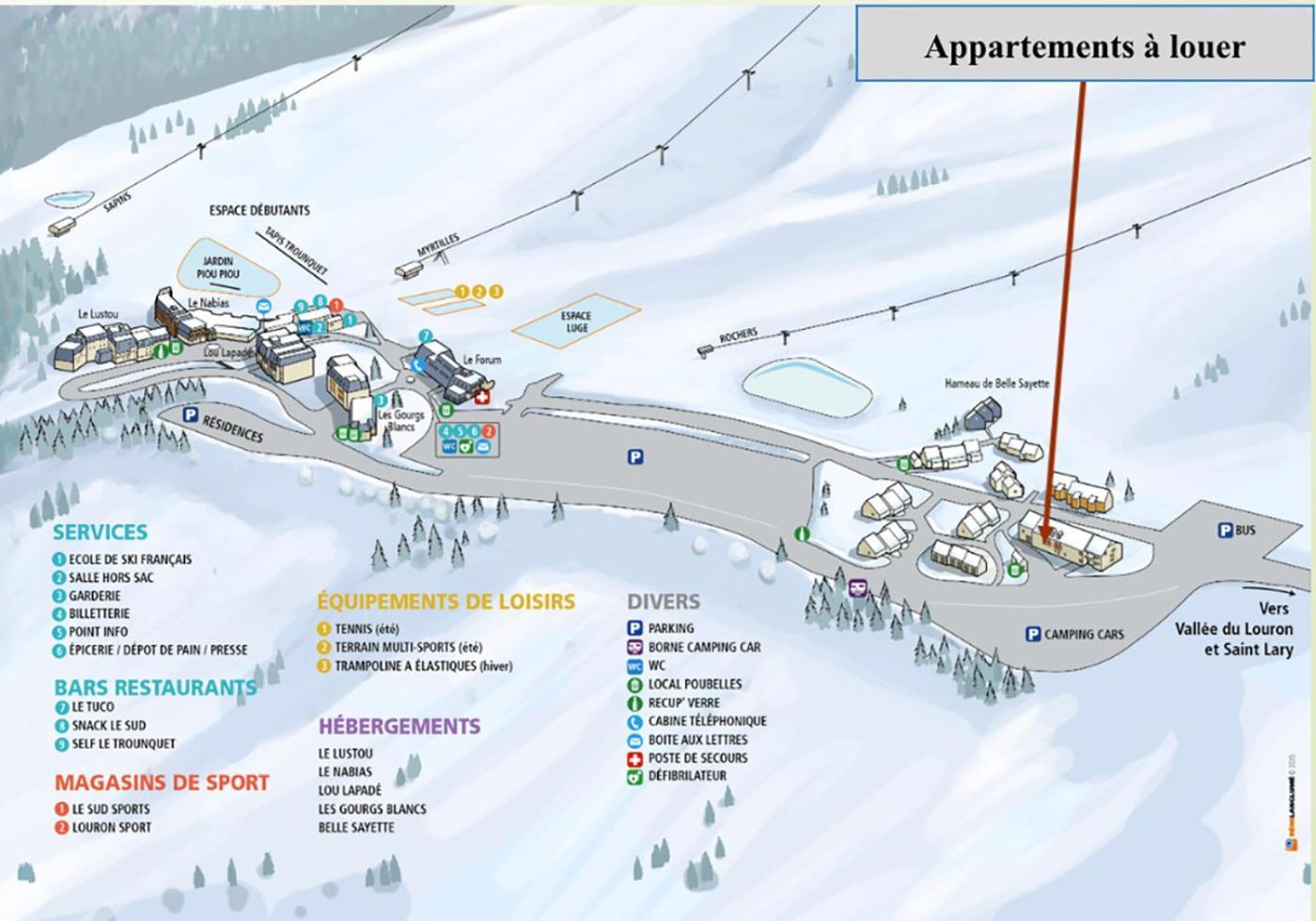 Appartement pour 8 personnes au pied des montagnes Génos Extérieur photo